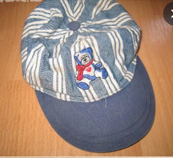 kšiltovka - medvídek . Dětské zboží. Oblečení. 199 kč one si