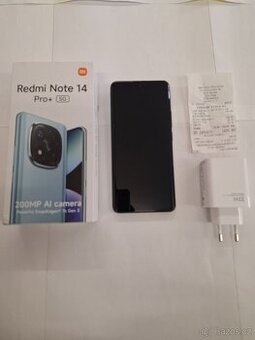 Redmi Note 14 Pro +  5g  12/512Gb- Zakoupen 18.10.2025