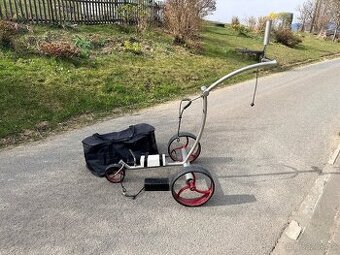 Elektrický golfový vozík Davies Caddy Premium brush silver