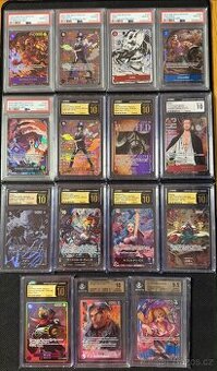 One Piece PSA/CGC 10 Slab- Luffy AA, Rob Lucci,…