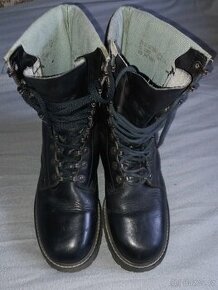 Kožené kotníkové pracovní - army boty vel.43