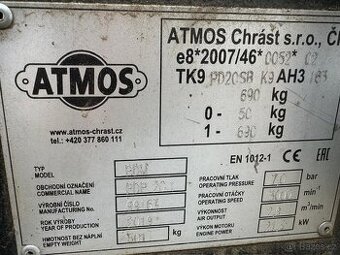 Prodáme kompresor ATMOS - používaný - 1
