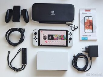 Nintendo Switch OLED TOP STAV + 10her