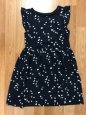 Šatičky H&M modré s motýlky vel. 122/128