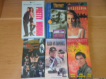 6 VHS v anglickém originále