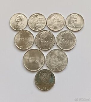 Stříbrné pamětní mince Československa v