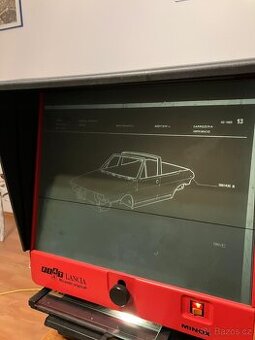 Mikrofischova čítačka Fiat, Lancia a 1000 mikrofilmov