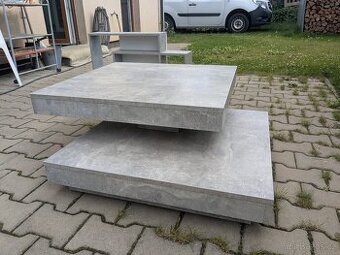 Konferenční stolek s poličkou