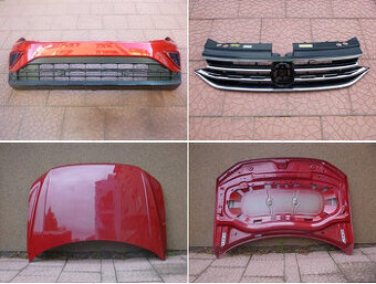 VW Tiguan II lift orig nárazník 5NA807221C maska kapota 5NN
