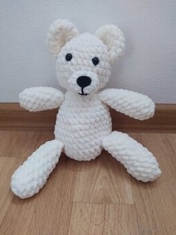 Háčkovaný medvídek ca 28cm - 1