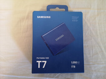 Externí SSD disk 1TB Samsung Portable SSD T7