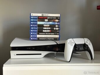 PS5 slim, 10 her