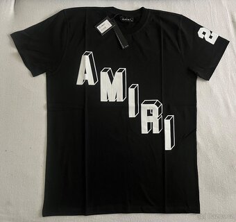 🖤 AMIRI 3D Logo tričko