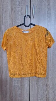 Dámské žluté triko