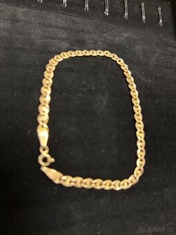 Pánský náramek zlato masivní 3,23 g 14. Kt