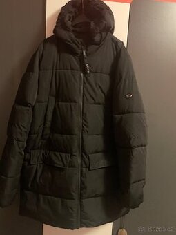 Černá prošívaná pánská bunda/3/4 kabát/,zn: LOAP,vel. XL