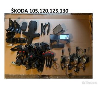 ŠKODA 105 120 125 130 soubor autodílů