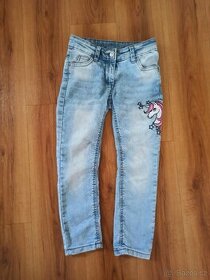 Džíny jednorožec vel. 116 - 1