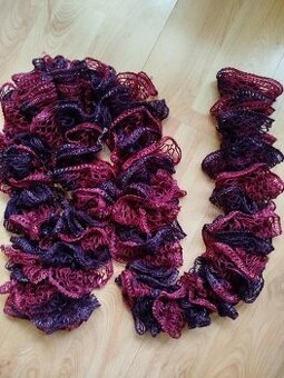 Pletená šála ruční výroby