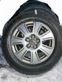Zimní pneu Continental 215/65r16 s Audi disky