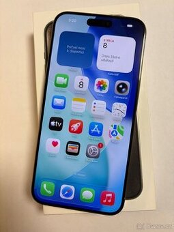 Apple iPhone 15 Pro Max 256gb kondice baterie 85% s kabelem