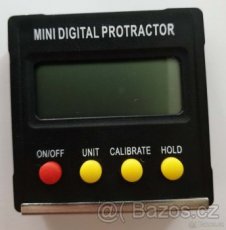 Úhloměr digitální mini-protractor,magnet,nepoužitý