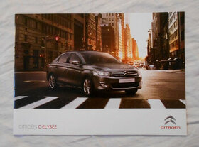 Reklamní prospekt Citroën C-Elysée - 2012
