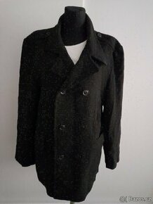 Dámský elegantní kabát černý vel.XL/50 - 1