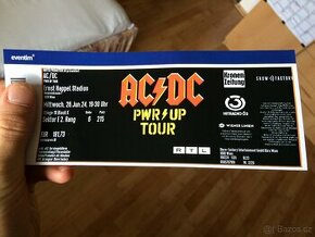 Lístek AC/DC Vídeň