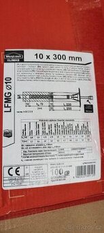Fasádní hmoždinka s kovovým trnem LFMG 10 - 220mm, 300mm