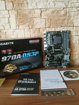 GIGABYTE GA-970A-DS3P - AMD 970, socket AM3+, orig. balení