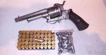 Prodám revolver Lefaucheux 9mm +50ks nábojů+střely