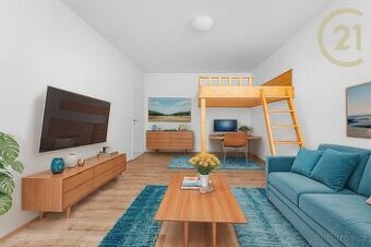 Pronájem bytu 1+1, 39,6 m² – Brno-Bystrc, ul. Fleischnerova