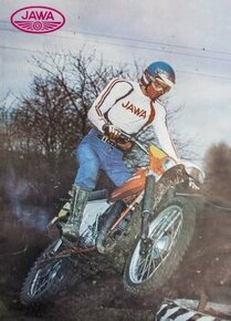 Plakát JAWA Soutěžní Enduro