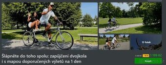 Zapůjčení dvojkola na 1 den v hodnotě 1 199