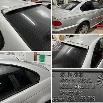 Střešní spoiler na BMW e46 Coupe