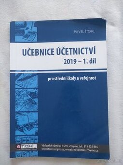 učebnice pro SŠ Účetnictví 1.díl,3.díl sb. příkladů/ Štohl