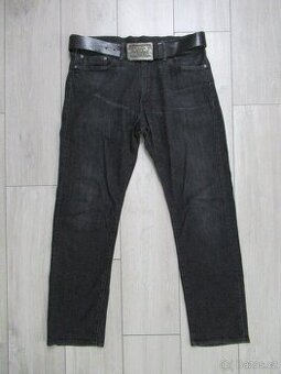 pánské džíny + opasek LEVIS 513 34/32