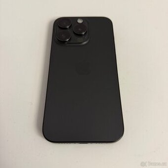 iPhone 16 Pro 128GB černý, pěkný stav, 12 měsíců záruka