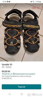 Sandály vel.33