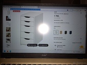 IKEA - zásuvkový díl ALEX bílá