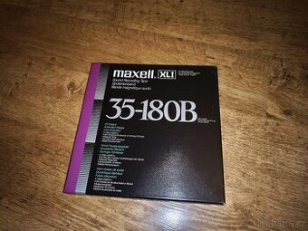 1 ks 26.5 cm plastová cívka s páskem, originální box Maxell