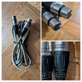PRODÁM ÚPLNE NOVÝ XLR 7-PIN KABEL FEMALE TO FEMALE 6M