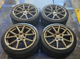 Prodám Alu kola 5x112 R18 Letní pneu 215/40/R18