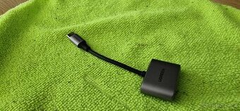 Ugreen konektor na propojeni sluchátek telefon a nabíjení - 1