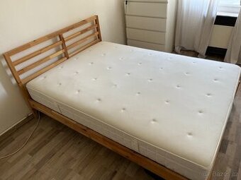 IKEA postel TARVA a matrace HYLLESTAD 140x200 cm