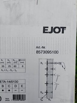 Plastové hmoždinky s talířovou hlavou 95 mm