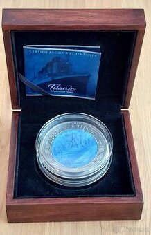 5 oz Titanic stříbrná mince Antique Finish, 49 kusů, RRR