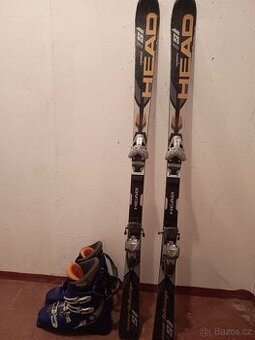 Prodám lyžařský set boty Salomon, lyže Head