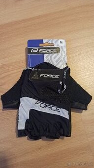 Cyklistické rukavice FORCE gel vel. M